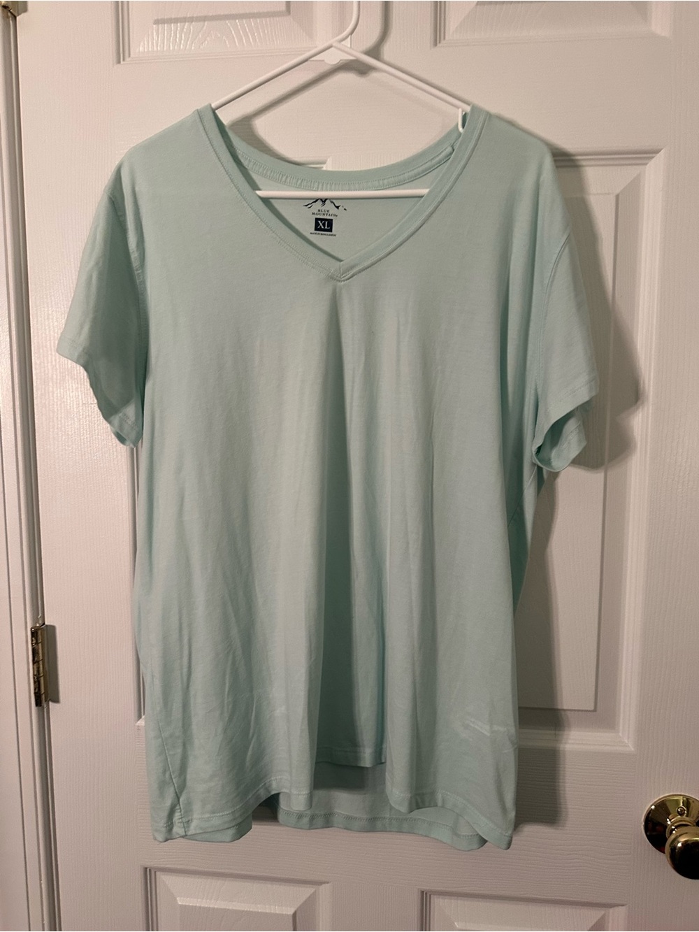 Unbranded Women's V-Neck Tee in Mint Green